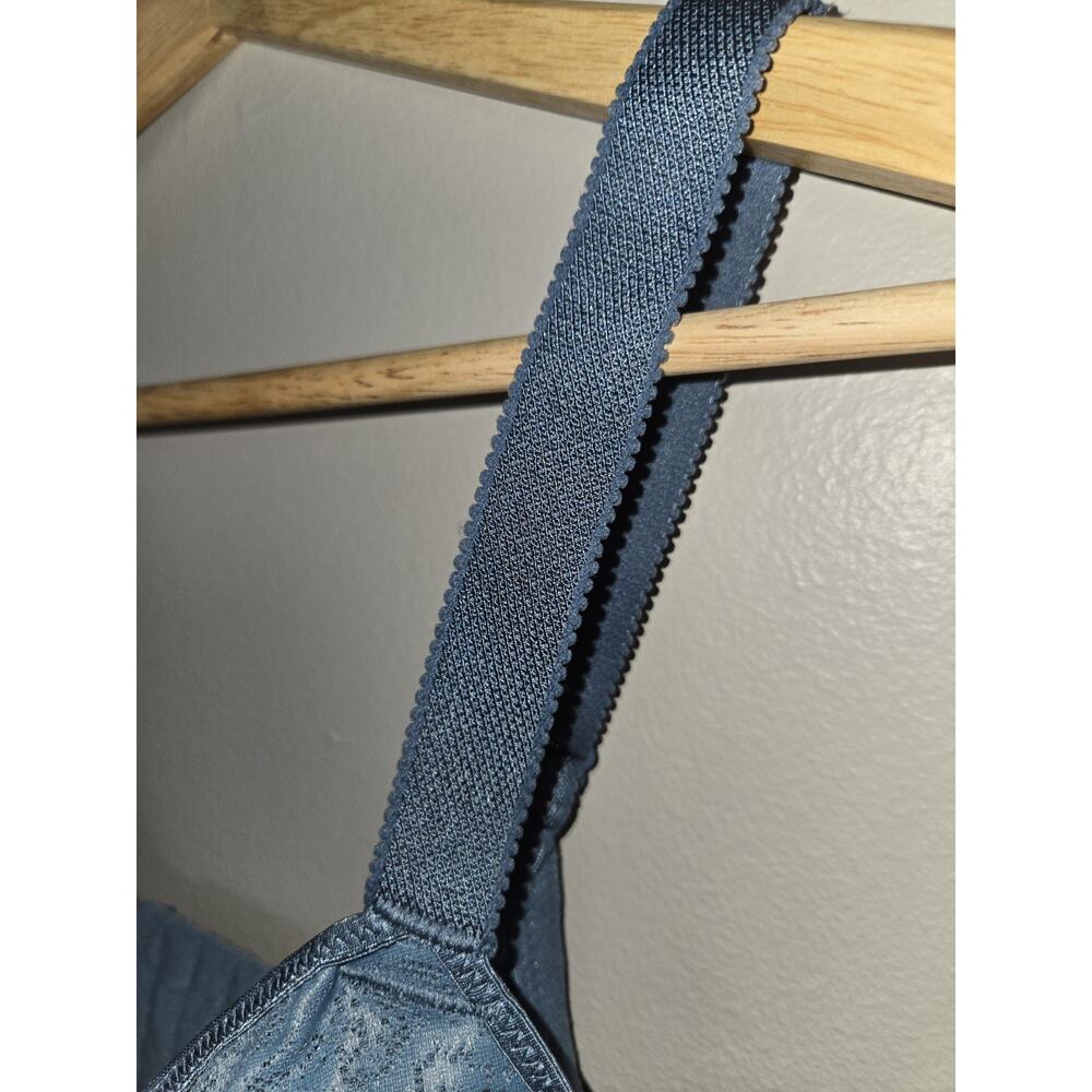 Wacoal Retro Chic Full Figure Underwire Bra Blue 38G 857210 - Picture 7 of 9